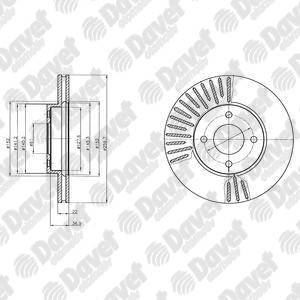 DELPHI BG4454 Fren Diski On (Aynasi) Micra (K13) 10-> Note (E12) 13-> (260mm)